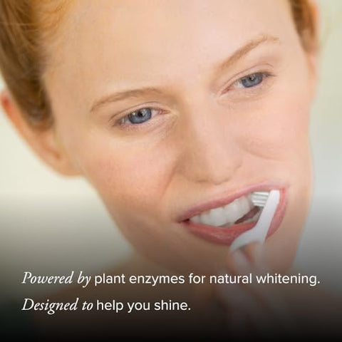 Serovital Smile Whitening Tooth Polish Gentle Stain Removal For Sensitive Teeth Silica Plant Enzymes Formulated Without Fluoride Mint Kiss Flavor 2 Oz