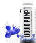 Cutler Nutrition Liquid Pump Glycerol And Arginine Nitrates For Optimized Pump Preworkout Liquid Caffeine Non Stim Preworkout For Energy And Performance And Nictic Oxide Booster Blue Raspberry Flavor