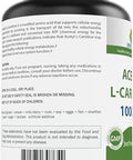 Brieofood Acetyl L-Carnitine 1000 Mg Per Serving- 240 Capsules. Gluten-, Non-Gmo.