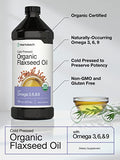 Horbaach Organic Flaxseed Oil 16 Fl Oz 3 Pack