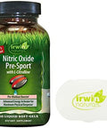 Irwin Naturals Nitric Oxide Pre Sport Wih Lcitrulline 60 Liquid Softgels With A Pill Case