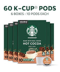 Starbucks K-Cup Coffee Pods, Flavored Hot Cocoa, Classic Hot Cocoa, 60 Keurig Pods