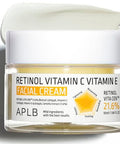 Aplb Retinol Vitamin C Vitamin E Facial Cream | Retinol Vita Cen 21.6% 1.86 Fl.Oz/Korean Skincare Deep Hydration Retinol Revitalize For Gentle And Improve Skin Texture
