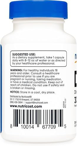 Nutricost Dim Diindolylmethane 300Mg 30 Capsules