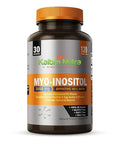 Kaibro Nutra Myo Inositol Supplement Myo Inositol and D Chiro Inositol 40:1 Ratio Hormone Balance and Ovarian Support for Women with Vitamin B8 2050mg Vegan Non GMO Capsules 120 Count