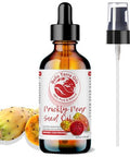 Bella Terra Oils - Prickly Pear Seed Oil 8 Oz - The Symmetry Of Cactus Extract & Barbary Fig Overflowing With Vitamin B & Zinc A Precious Skin Delight