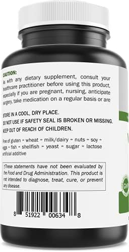 Brieofood Vitamin B2 (Riboflavin) 400Mg, 120 Veggie Capsules - Gluten , Non-Gmo
