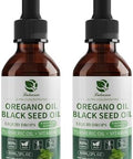 Lukaree Oil Of Oregano With Black Seed Oil 4 In 1 Oregano Oil Drops With Turmeric Oil & Vitamin E 80% Carvacrol Immune Respiratory Digestive " Vegan Sugar Nongmo " 8 Month Supply 2 Fl Oz