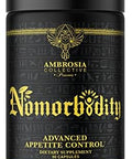 Ambrosia Nomorbidity Advanced Appetite Control & Hunger Management Formula Appetite Suppressant & Mood Support With Ksm-66 Ashwagandha Garcitrin And Thinogen