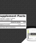 Nutrabio L-Arginine Supplement 750Mg Nitric Oxide Precursor Supports Blood Flow Vascular Health And Muscle Growth 250G