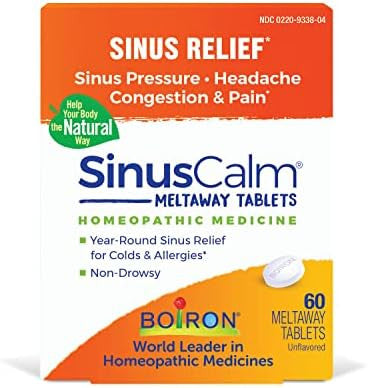 Boiron Throatcalm Spray And Sinuscalm Tablets Bundle For Sore Throat Sinus Congestion And Headache Relief