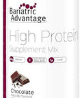 Bariatric Advantage High Protein Supplement Mix 20 Grams Whey Protein Isolate Low Sugar With 100 Calories Per Serving Chocolate 14 Servings