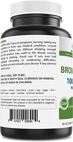 Brieofood Bromelain 1000Mg Per Serving 240 Tablets - Proteolytic Digestive Enzyme - Supports Healthy Digestion, Joint Health, Nutrient Absorption