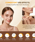 Musewish Red Light Therapy For Face7-1 Colors Led Facial Skin Care Mask Red Light Mask For Face Infrared Light Mask Anti-Aging Wrinkle Acne Rechargeable Portable Home & Travel