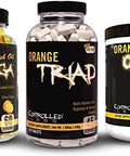 Controlled Labs Bundle Includes 45 Servings Of Orang Triad Orange Oximega Greens Spearmint And 120 Ct Orange Oximega Fish Oil Softgels
