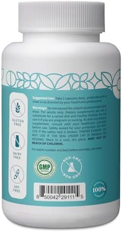 Pattern Wellness Vitamin B Complex Complete B Vitamins With Folate B6 B12 Supports Energy Brain & Heart Health Non-Gmo 60 Capsules