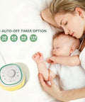 Donow White Noise Sound Machine With Light Bluetooth 30 Soothing Sounds Knob Volume Control 8 Colors Night Light With Memory Function Sleep Timer White Noise Machine For Sleeping Adults Baby