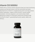 Momentous Vitamin D3 Supplement 60 Servings 5000 Iu