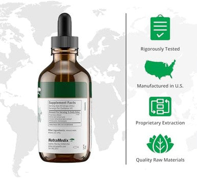 Nutramedix Glucomedix Bioavailable Cat'S Claw & Stevia Liquid Drops Metabolic Support To Help Maintain A Healthy Immune System Daily Immune Support Tincture (4 Fl Oz)
