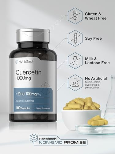Horbaach Quercetin 100 Capsules 1000Mg