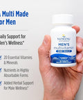 Nordic Naturals Men S Multivitamin One Daily - Bone Energy & Blood-Vessel Support - Immunity Supplement - 20 Essential Nutrients - 30 Tablets 30 Servings