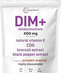 Micro Ingredients Dim Supplement 400Mg For Men & Women 240 Softgels With Pumpkin Seed Oil Highly Bioavailable 7-In-1 Complex With Vitamin E Cdg Broccoli & Black Pepper Extract