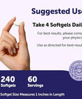 Micro Ingredients Magnesium Citrate 1000 Mg Per Serving 240 Softgels Magnesium Supplements For Men And Women Made With Mct Oil Non-Gmo Gluten Free