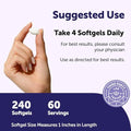 Micro Ingredients Magnesium Citrate 1000 Mg Per Serving 240 Softgels Magnesium Supplements For Men And Women Made With Mct Oil Non-Gmo Gluten Free