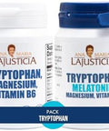 Ana MaraA Lajusticia Tryptophan Supplement Pack " Tryptophan With Magnesium Melatonin And Vitamin B6 & Tryptophan With Magnesium And Vitamin B6