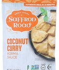 Saffron Road Coconut Curry Simmer Sauce, 7oz - Non-GMO, Gluten Free, Halal, Kosher, Vegetarian