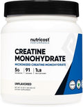 Nutricost Creatine Monohydrate Micronized Powder 1 Lb (454 Grams) 5000Mg Per Serv (5G) Micronized Creatine Monohydrate