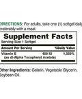 Nature's Bounty Vitamin E 400 I.U.
