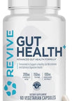 Revive Md Gut Health Supplements For Men & Women Daily Gut Repair & Digestive Health Support Formula With Thyme Oregano & Milk Thistle Veganfriendly Gluten (60 Capsules 30 Servings)