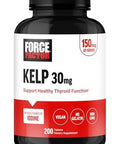 Force Factor Kelp For Iodine From Organic Kelp To Support Thyroid Health Strengthen Immunity And Digestion Vegan No Gelatin Nongmo 150Mcg 200 Tablets