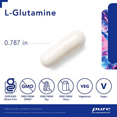 Pure Encapsulations LGlutamine 500 mg 90 vcaps