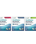 Oracoat Xylimelts Dry Mouth Relief Bundle Slightly Sweet 40 Count Mild Mint 40 Count And Cinnamon 40 Count