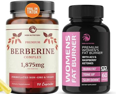Berberine Complex Supplement Plus Fat Burner For Women Weight Loss & Sugar Support With Raspberry Ketones Appetite Suppressant Metabolism Booster And Belly Fat Reducer 1 Month Supply