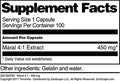 Terravita Maral 4:1-450 Mg (100 Capsules, Zin: 520792)