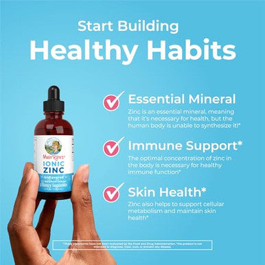 Maryruth's Organics Zinc Supplement For Immune Support Immune Support Supplement For 2 Fl Oz