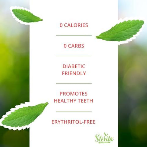 Stevita Stevia with Xylitol Supreme 8 oz Pouch AllNatural Stevia Extract Natural Sweetener No Calories NonGMO Vegan Kosher Keto Paleo Gluten Free ErythritolFree 227 Servings