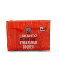 Lakanto Golden Monk Fruit Sweetener with Erythritol Packets - Raw Cane Sugar Replacement, Zero Net Carbs, Zero Calorie, Sweeten on the Go, Coffee, Lemonade, Tea, Desserts - Golden (3g - 100 Count)