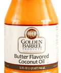 Golden Barrel Butter Flavored Coconut Oil (32 oz.)