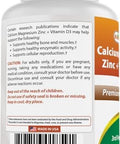 Best Naturals Calcium Magnesium Zinc With Vitamin D3, 300 Tablets - Calcium 1000 Mg, Magnesium 400 Mg, Zinc 25 Mg & D3 600 Iu Per Serving (3 Tablets)