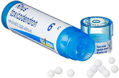 Boiron Rhus Toxicodendron 6C 5Pack Of 80 Pellet Tubes Homeopathic Medicine For Joint Pain