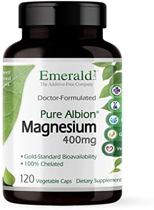 EMERALD LABS Vitamin D3+K2 (60 Caps) and Magnesium (120 Caps) Bone Health Heart Support and Sleep Support with Vitamin D VitalDelta MK7 and Pure Albion Magnesium GlutenFree