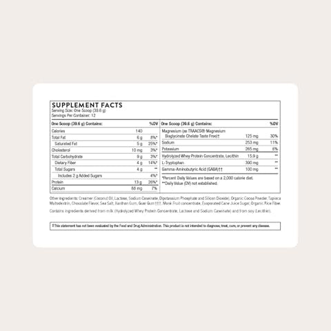 Thorne - Recoverypro - Whey Protein Powder With Magnesium Gaba & L-Tryptophan - Supports Restful Sleep Stress Management & Muscle Recovery - Nsf Certified For Sport - Gluten-Free 12 Servings