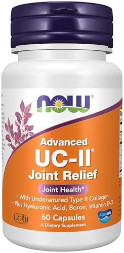 Now Foods Supplements Ucii Advanced Joint Relief With Undenatured Type Ii Collagen Plus Hyaluronic Acid Boron Vitamin D3 60 Veg Capsules