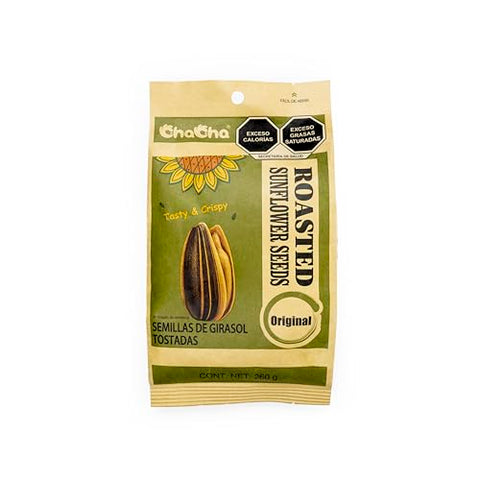Cha Cha Sunflower Seeds (Roasted) 250g 100% Natural Flavor (16 Bags)