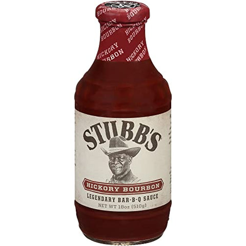 Stubb's Hickory Bourbon Bar-B-Q Sauce 18 oz (Pack of 3)