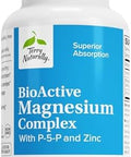 Terry Naturally Bioactive Magnesium Complex Bone & Heart Health Support Supplement With Vitamin B6 Zinc & Magnesium Pyridoxal5Phosphate Vegan Capsule Supplement 120 Capsules